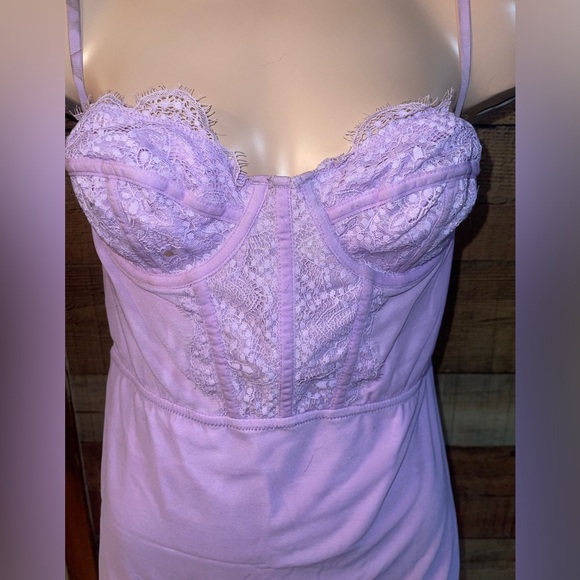 Urban Outfitters lilac lace corset mini dress - Picture 4 of 13
